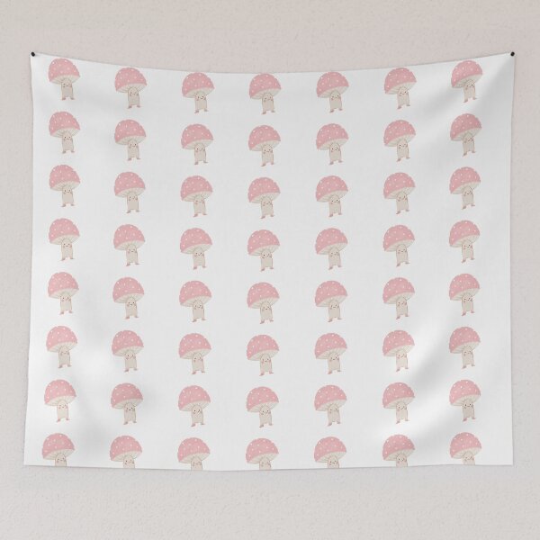 Item preview, Cute Blushing Pink Hat Mushroom. designed and sold by kamlynash.