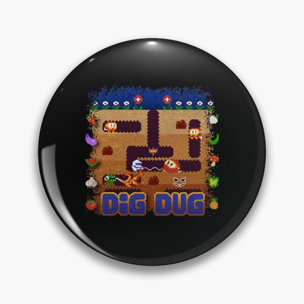 Item preview, Birthday Girl Dig Dug Computer Gaming Vintage Style    designed and sold by InArtBeauty.