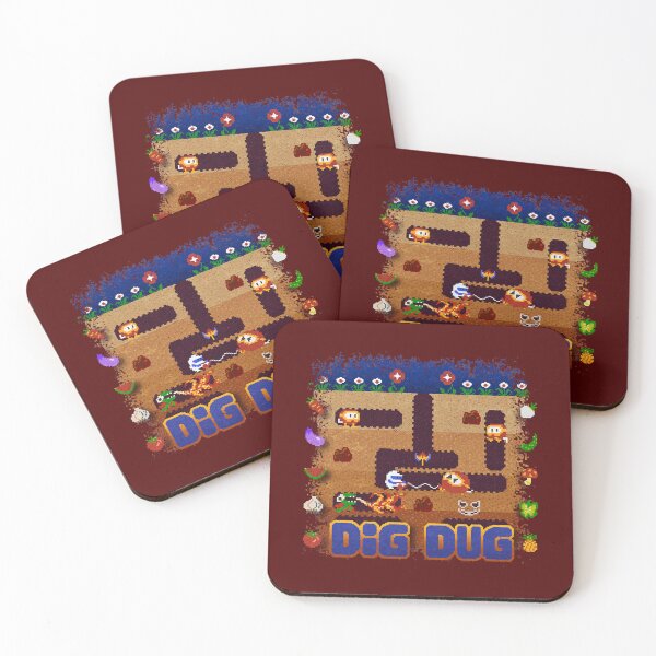 Item preview, Birthday Girl Dig Dug Computer Gaming Vintage Style    designed and sold by InArtBeauty.