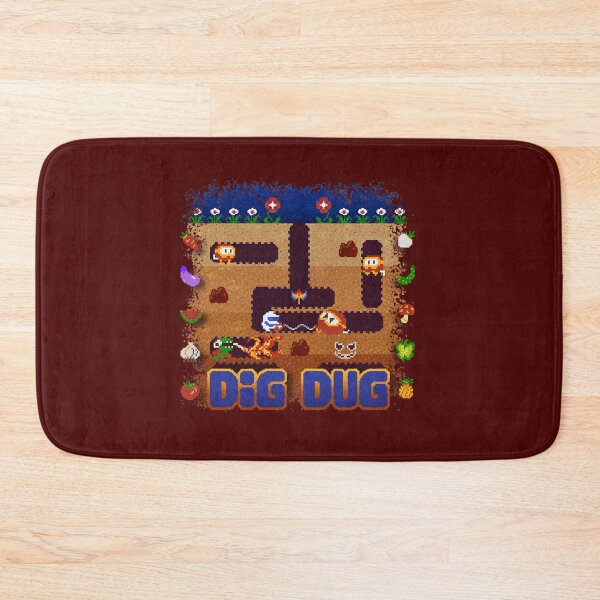 Item preview, Birthday Girl Dig Dug Computer Gaming Vintage Style    designed and sold by InArtBeauty.