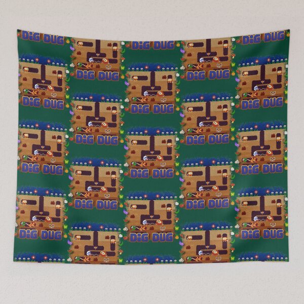 Item preview, Birthday Girl Dig Dug Computer Gaming Vintage Style    designed and sold by InArtBeauty.