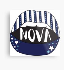 Villanova Lips Metal Print