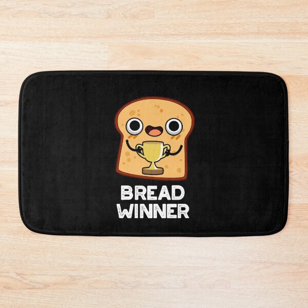 Item preview, Bread Winner Funny Food Puns (Dark BG) designed and sold by punnybone.