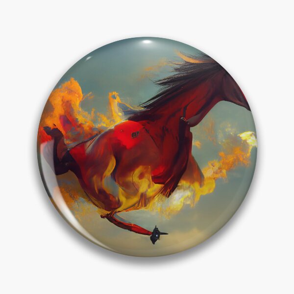 Item preview, burning horse designed and sold by dnhshop.
