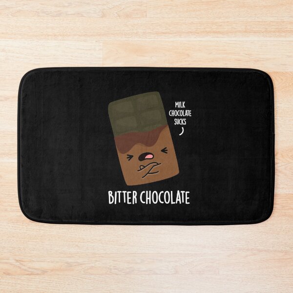 Item preview, Bitter Chocolate Funny Candy Puns (Dark BG) designed and sold by punnybone.