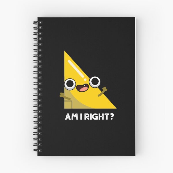 Item preview, Am I Right Funny Right Angle Puns (Dark BG) designed and sold by punnybone.