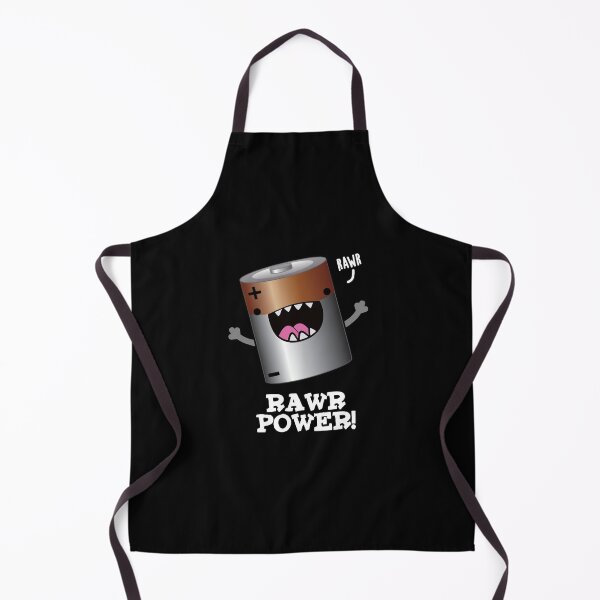 Item preview, Rawr Power Funny Battery Puns (Dark BG) designed and sold by punnybone.