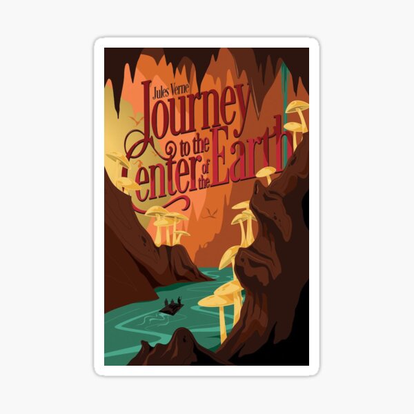 Voyage au centre de la Terre Sticker
