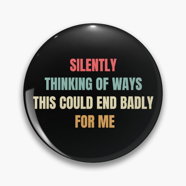 Item preview, This Could End Badly for Me Vintage Colors Typography Humor Funny OCD Anxiety Quote designed and sold by thecatcouch.