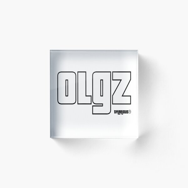 OLGZ White Acrylic Block