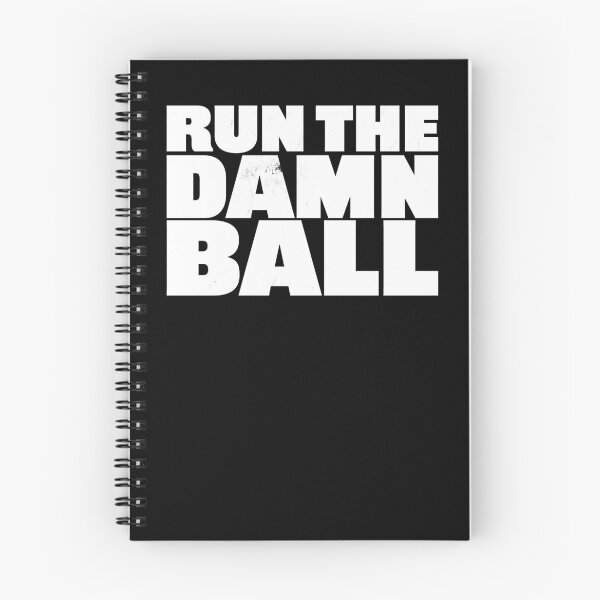 Item preview, Distressed Run the Damn Ball Football designed and sold by RoguePixel.