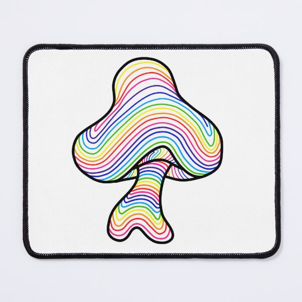 Item preview, The Perfect Magic Mushroom: Exotic Trippy Rainbow Contour Lines II designed and sold by Ciara Shortall.