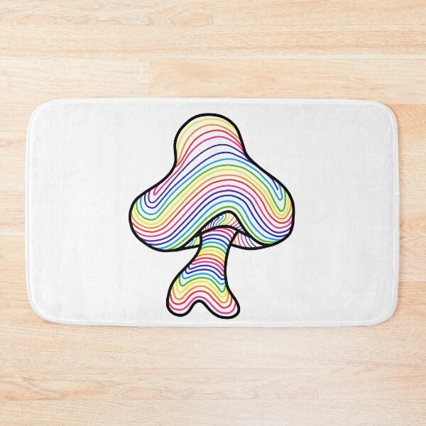 Item preview, The Perfect Magic Mushroom: Exotic Trippy Rainbow Contour Lines II designed and sold by Ciara Shortall.