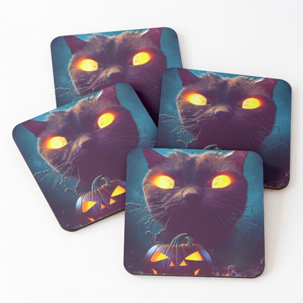 Item preview, Halloween Black Cat designed and sold by CosmicBlesedEye.