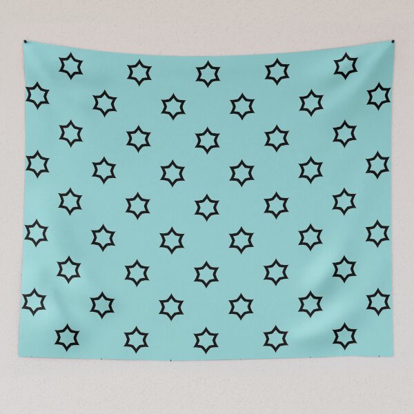 Item preview, Star Outline on Turquoise designed and sold by KeksWorkroom.