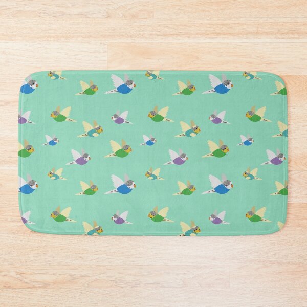 Item preview, Colorful Flying Budgies (Parakeets) designed and sold by SaraNArt.