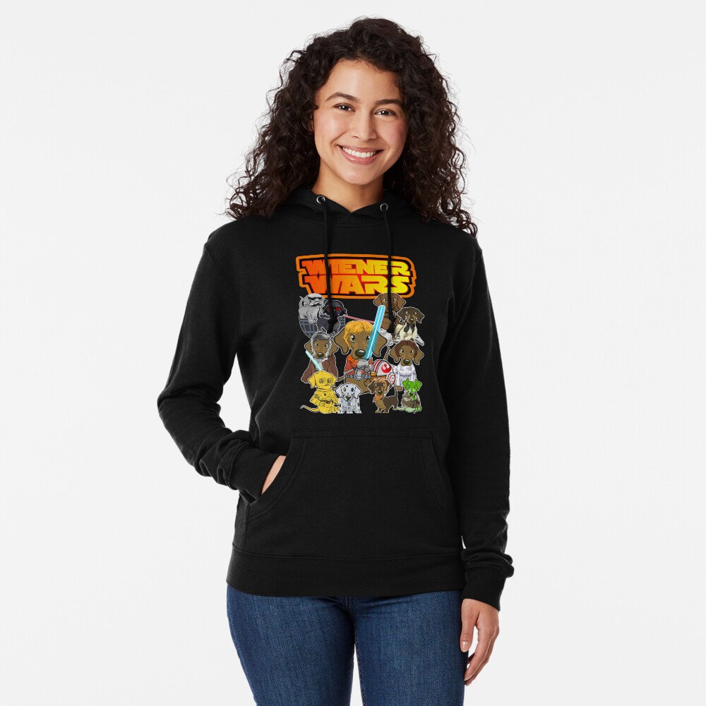 Wiener Dog Wars Lightweight Hoodie