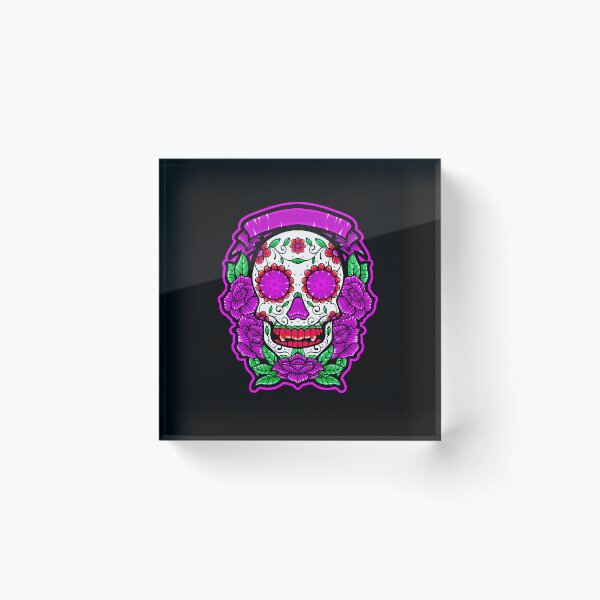 Item preview, Canaveral sugar skull Art Illustration designed and sold by Shuvra Gain.