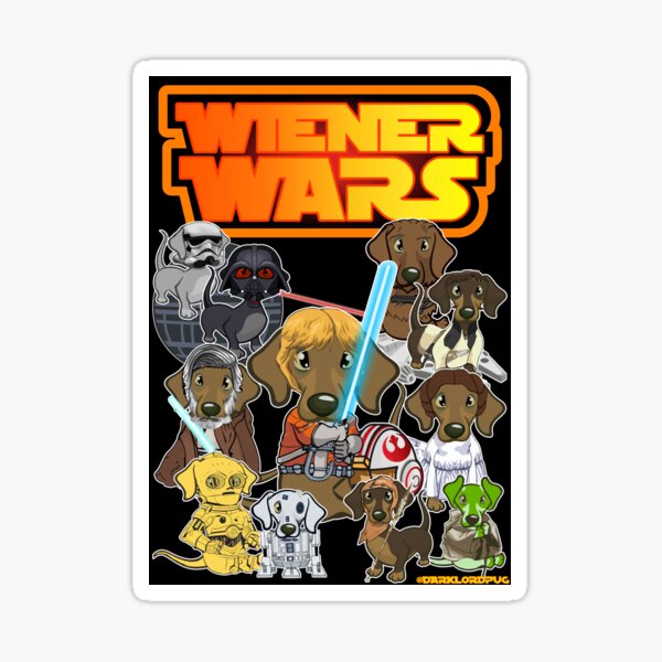 Item preview, Wiener Dog Wars designed and sold by darklordpug.