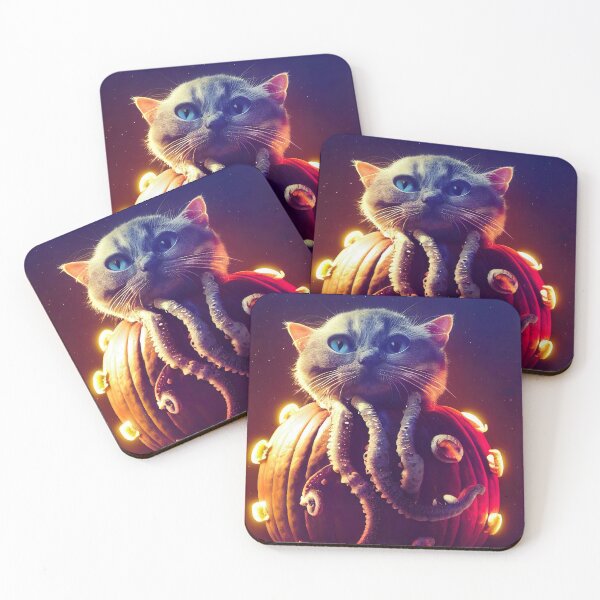 Artikelvorschau, Cat-Thulhu. Halloween-Lovecraftian-Katze entworfen und verkauft von CosmicBlesedEye.