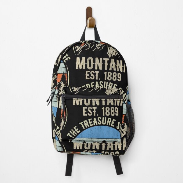 Item preview, Montana The Treasure State Est:-1889 Mountains Vintage Sunset T-Shirt designed and sold by KGN CREATIVITY.