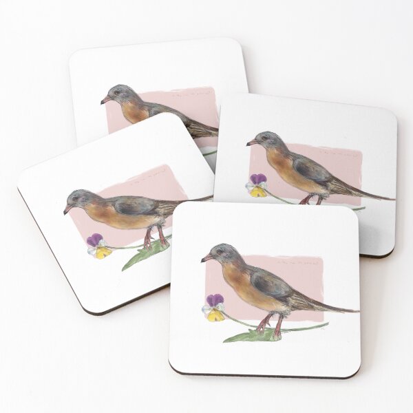 Item preview, Passenger Pigeon with Flower designed and sold by paytonparalian.