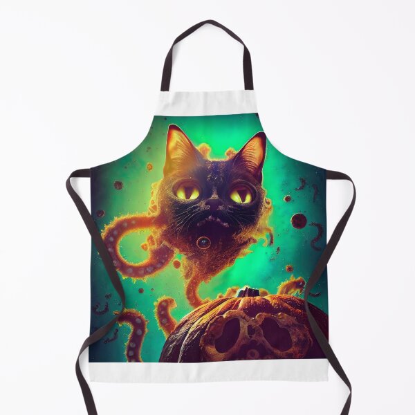 Item preview, Cosmic Halloween Cat Bad Candy designed and sold by CosmicBlesedEye.