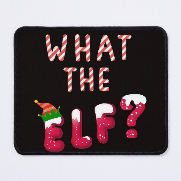 Aperçu de l'œuvre What The Elf?, Noël drôle, Elfes du Père Noël créée et vendue par desireedickens.