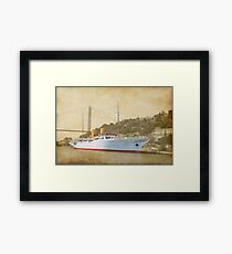 the old liner Framed Print