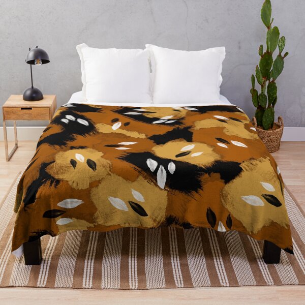 Item preview, Abstract Amber Foliage designed and sold by Midnight Coffee.