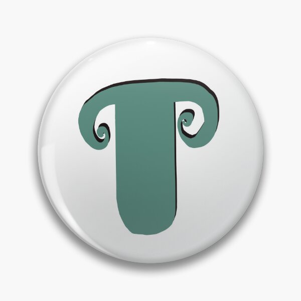 Item preview, Letter T green initial monogram alphabet T capital T designed and sold by Antique-Gifts.