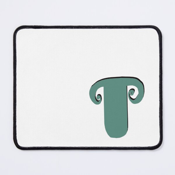 Item preview, Letter T green initial monogram alphabet T capital T designed and sold by Antique-Gifts.