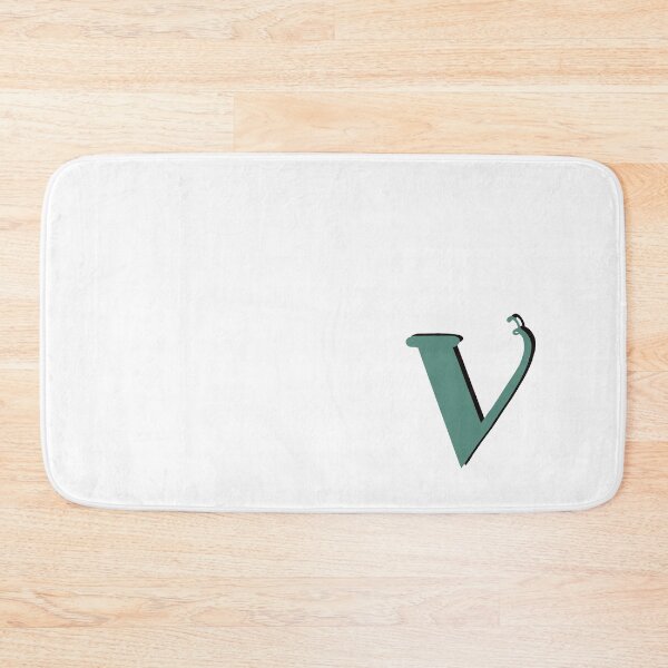 Item preview, Letter V green initial monogram alphabet V capital V designed and sold by Antique-Gifts.