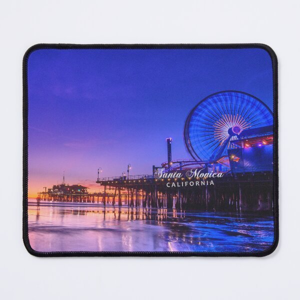 Artikelvorschau, Santa Monica, Kalifornien - schöner Pier entworfen und verkauft von leemcnut.
