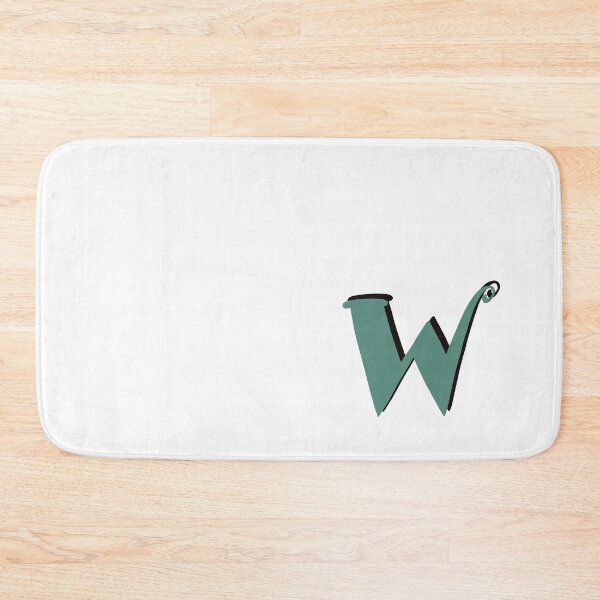 Item preview, Letter W green initial monogram alphabet W capital W designed and sold by Antique-Gifts.
