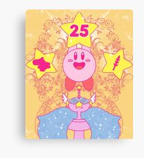 Kirby 25th Anniversary Canvas Print