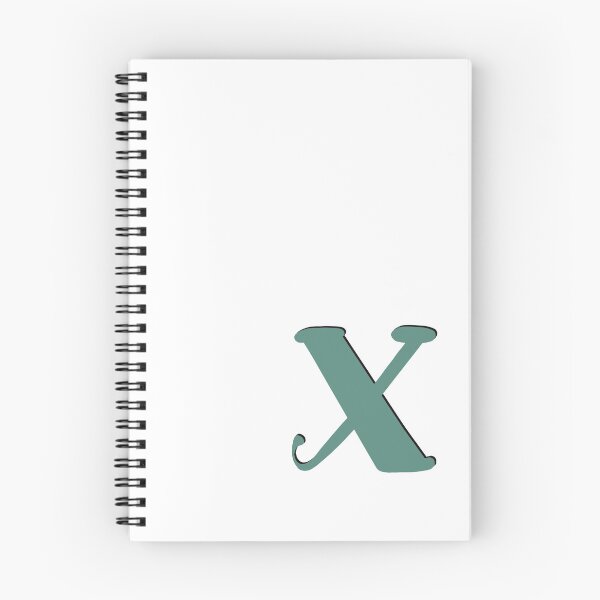 Item preview, Letter X green initial monogram alphabet X capital X designed and sold by Antique-Gifts.
