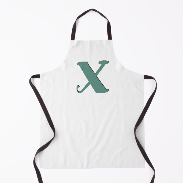 Item preview, Letter X green initial monogram alphabet X capital X designed and sold by Antique-Gifts.