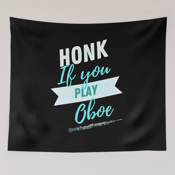 Item preview, Great Gift for an Oboist - Honk if You Play Oboe - Funny Oboe  - Funny Gift for Musician designed and sold by Ric1926.