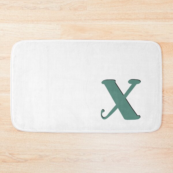 Item preview, Letter X green initial monogram alphabet X capital X designed and sold by Antique-Gifts.