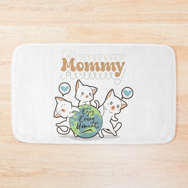 Item preview, Mommy and Me Kittens Cats Enjoy Every Moment for the Cat Loving Daughters and mama designed and sold by tranquilbeach.