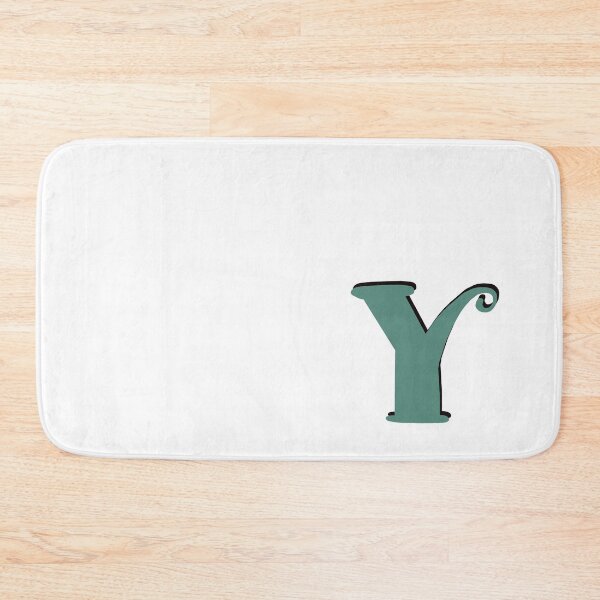 Item preview, Letter Y green initial monogram alphabet Y capital Y designed and sold by Antique-Gifts.