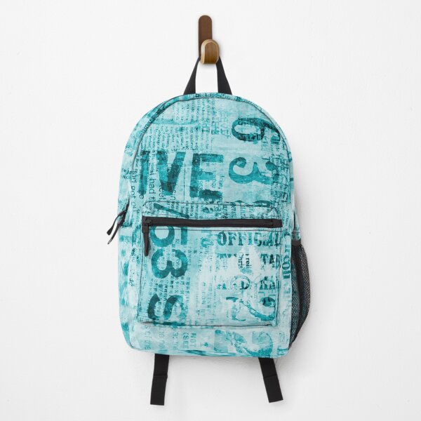 Item preview, Urban Street Art Typography Fragments Turquoise Teal designed and sold by artsandsoul.