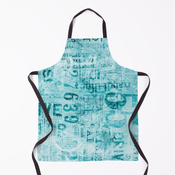 Item preview, Urban Street Art Typography Fragments Turquoise Teal designed and sold by artsandsoul.