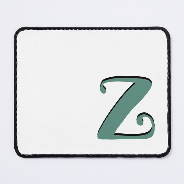 Item preview, Letter Z green initial monogram z alphabet Z designed and sold by Antique-Gifts.