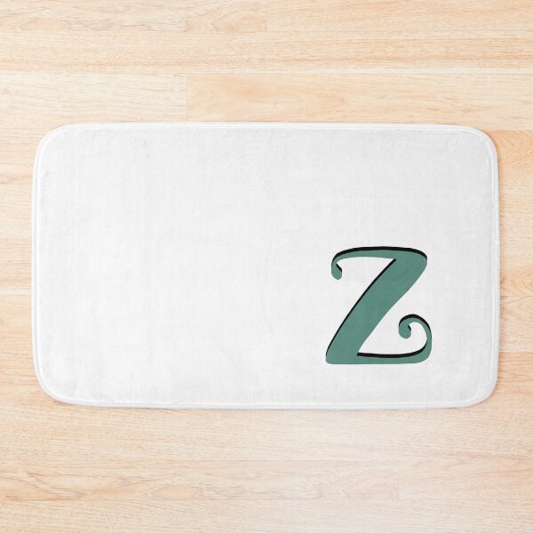 Item preview, Letter Z green initial monogram z alphabet Z designed and sold by Antique-Gifts.