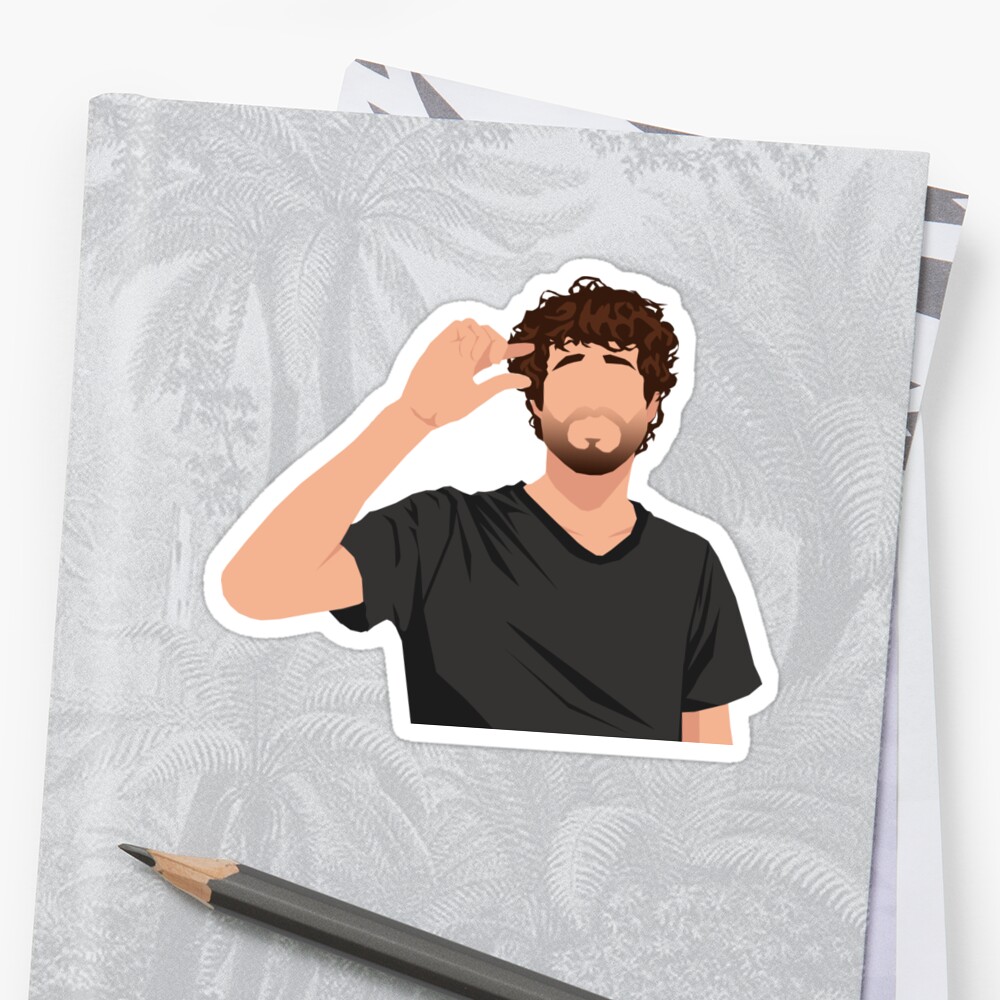 Lil Dicky Stickers By Kerrazyyy Redbubble
