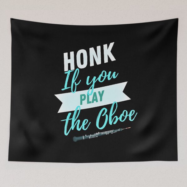 Item preview, Great Gift for an Oboist - Honk if You Play the Oboe - Funny Oboe  - Funny Gift for Musician designed and sold by Ric1926.