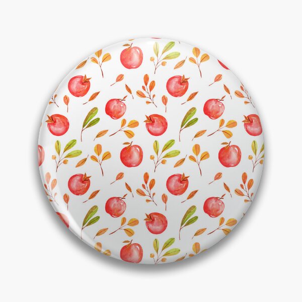 Item preview, Watercolor Apple pattern designed and sold by pinkyfish1010.