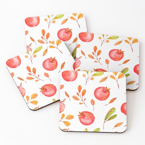Item preview, Watercolor Apple pattern designed and sold by pinkyfish1010.